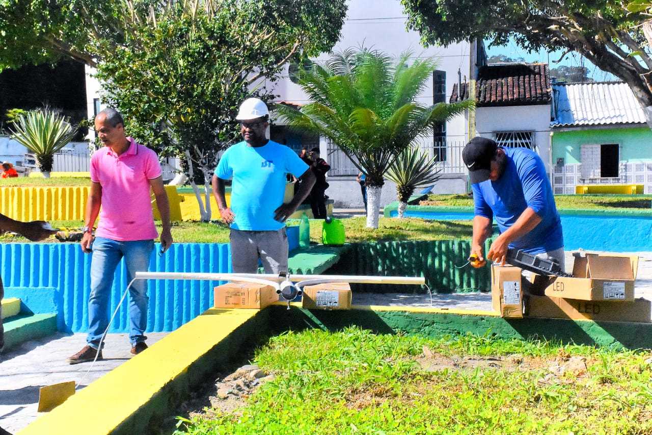 Camacã: Projeto Cidade Limpa é Mais Bonita revitaliza a Praça da Matriz em São João do Panelinha